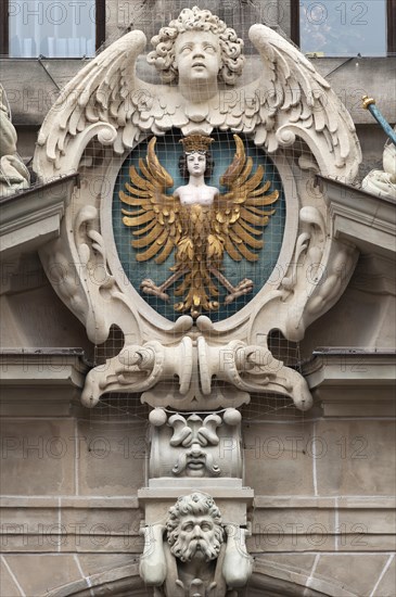 The small town of Nuremberg coat of arms