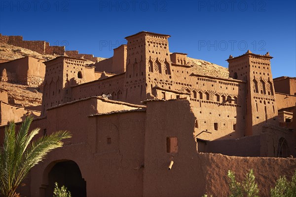 Mud buildings of the fortified Berber Ksar of Ait Benhaddou