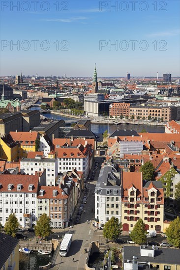 View over the old town from the tower of the Church of the Redeemer