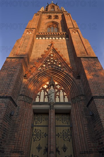 Tower of the neo-Gothic St. Paul's Church