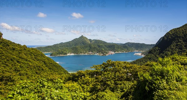 View over Pago Pago Harbor