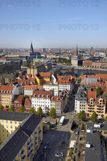 View over the old town from the tower of the Church of the Redeemer