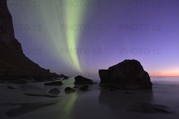 Northern Lights on Utakleiv Beach