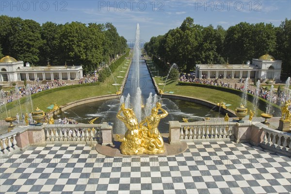 Fountain and Grand Cascade