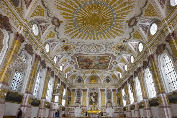 Upper church of the Burgersaalkirche church