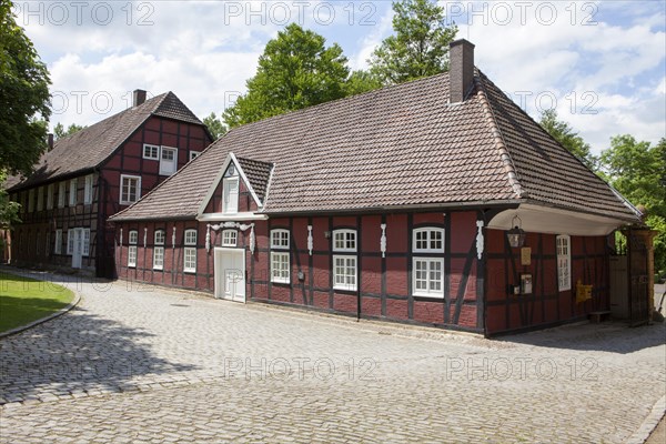 Servants' quarters in the castle grounds