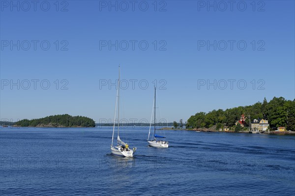 Sailboats in the Baltic Sea
