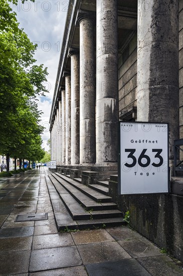 Portico at the Haus der Kunst art museum