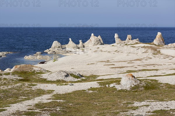 Legendary dolomite formations at Porsangerfjord