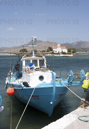 Fishing boat in the harbour