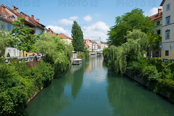 Ljubljanica and promenade