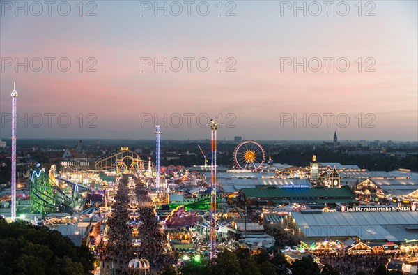 Overlooking the Oktoberfest