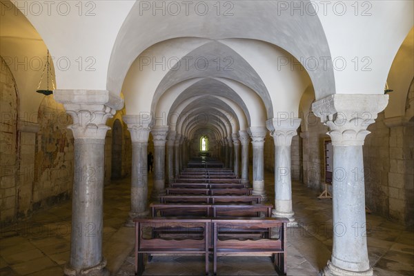 The lower church Santa Maria della Scala with crypt