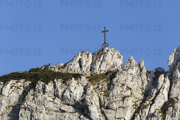 Summit cross on the east peak