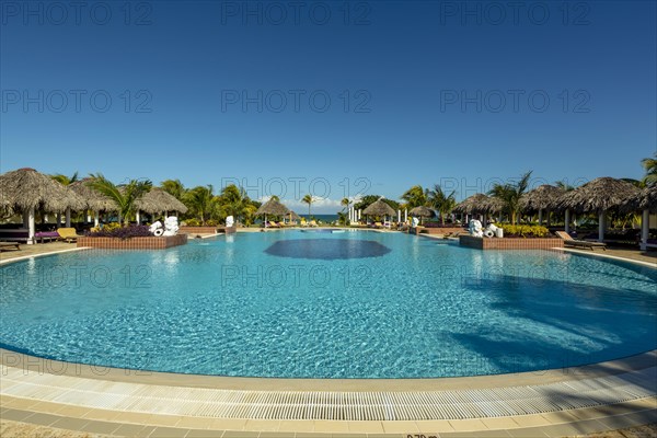 Pool in a holiday resort