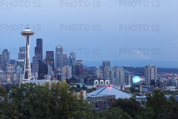 Skyline of with Space Needle