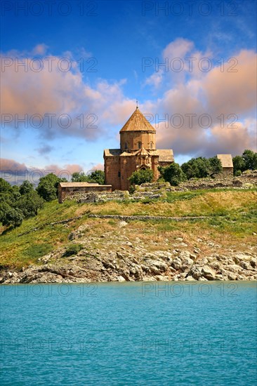 10th century Armenian Orthodox Cathedral of the Holy Cross on Akdamar Island