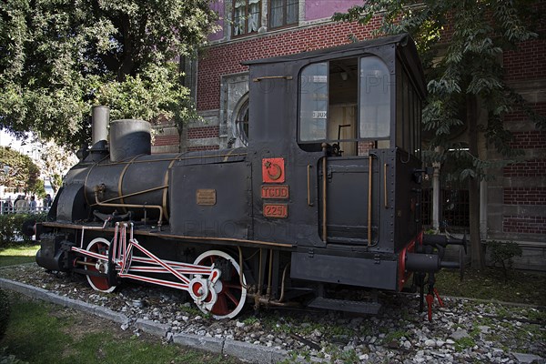 Old locomotive by Krauss & Co. from Munich