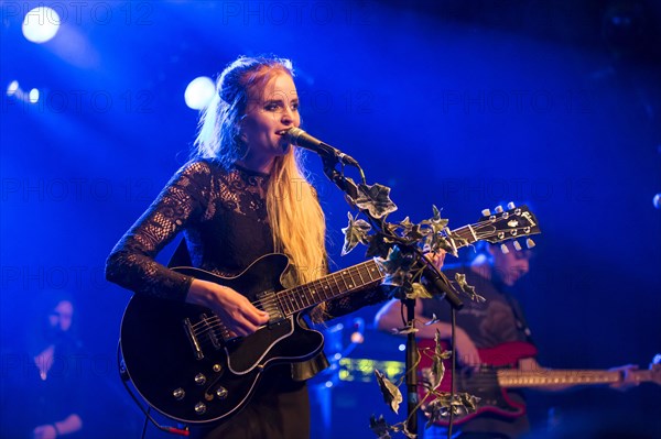 British folk-pop singer Kyla La Grange performing live in the Schueuer ...