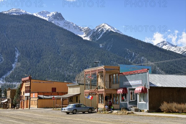 Street with historic buildings