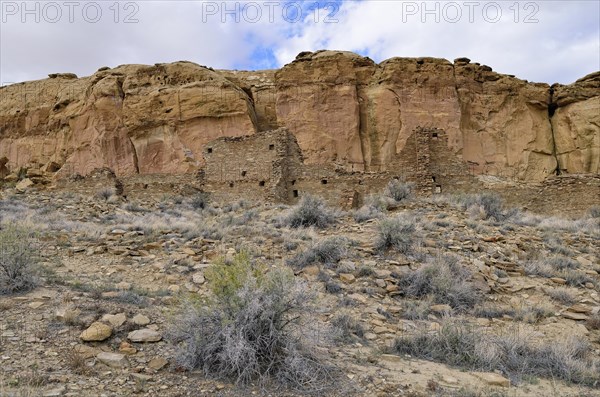 Historical remains of the Anasazi settlement Hugo Pavi Great House