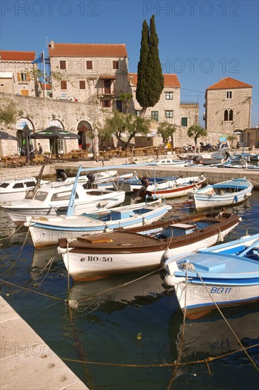 Fishing boats in Bol harbour