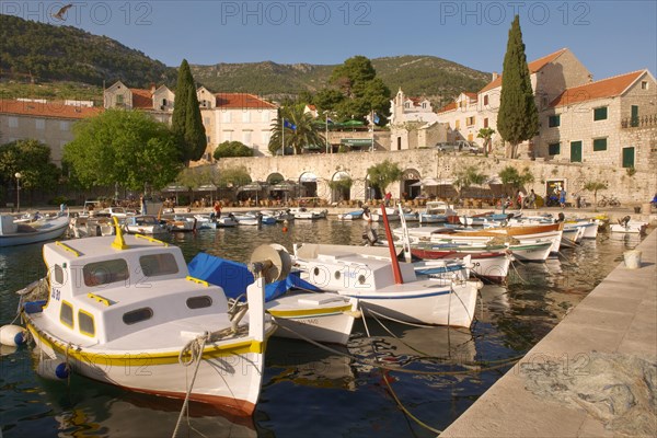 Fishing boats in Bol harbour