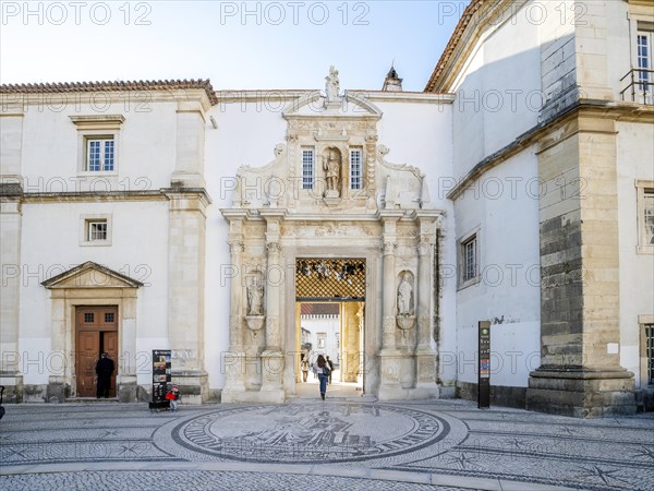 Entrance gate to University of Coimbra