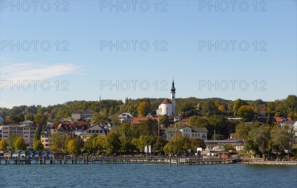 Starnberg with church St. Josef