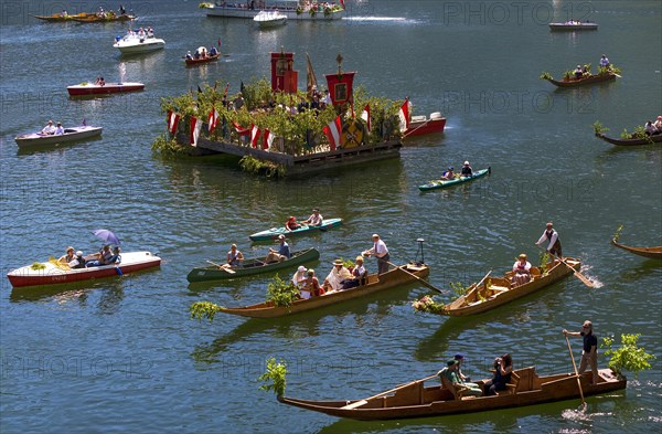 Corpus Christi Procession at Lake Hallstatt