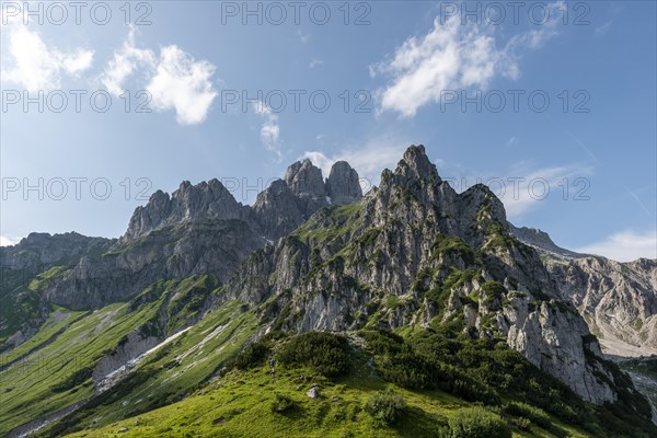 Rugged peaks