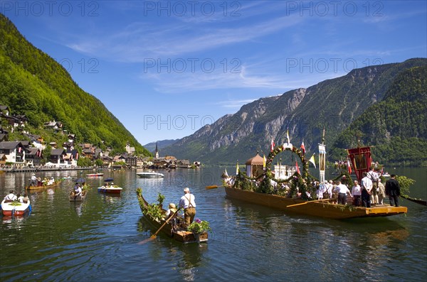 Corpus Christi Procession at Lake Hallstatt