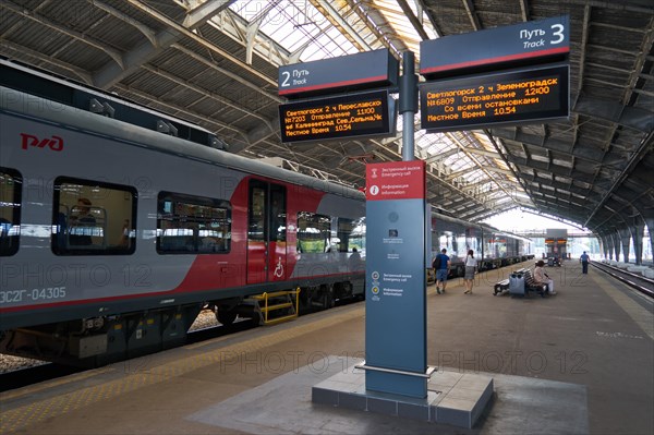 Platform at the main station