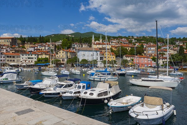 Port and village view