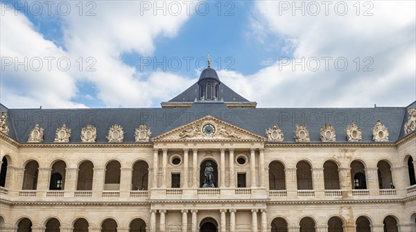 Courtyard of the home for the disabled