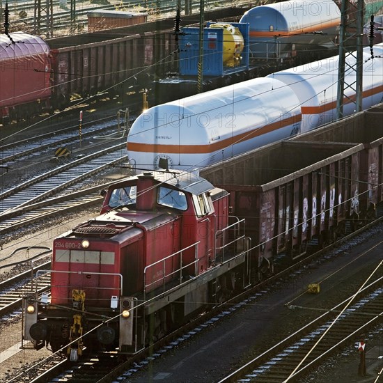 Train formation plant in the suburb of Vorhalle