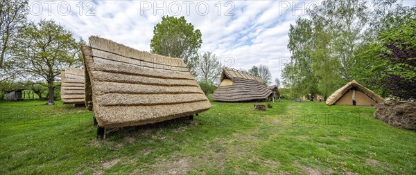 Museum village at the sacrificial moor Niederdorla