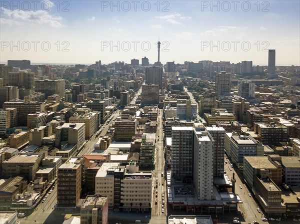 Architecture of downtown of Johannesburg