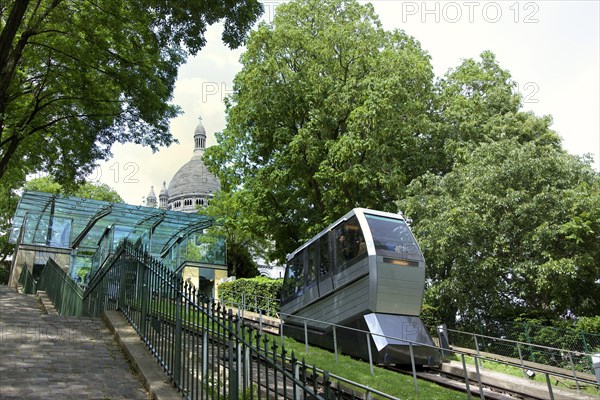 Funicular to the Basilica Sacre-Coeur