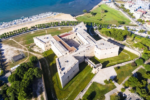 Aerial view of Castello Svevo