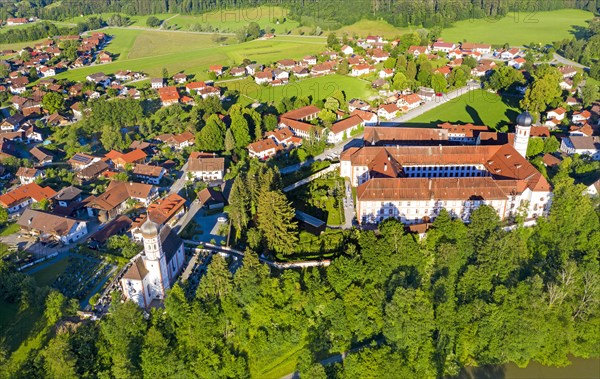 Beuerberg with Marienkirche and monastery