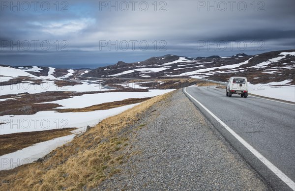 Road to North Cape by car