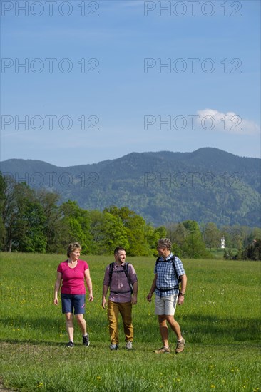 Group hiking