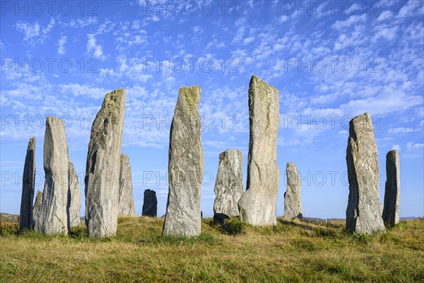 Megalithic stone formation Callanish Standing Stones