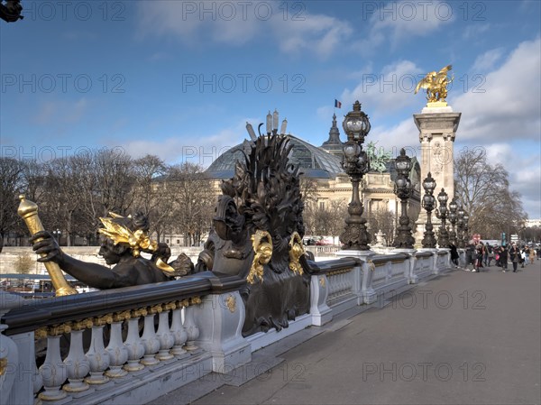 Pont Alexandre III Bridge over the Seine