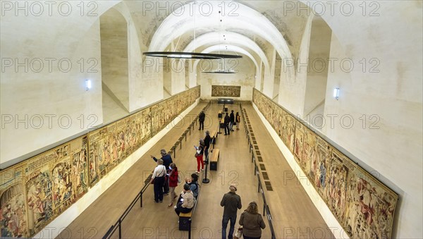 Flemish tapestries in Saint Robert abbey