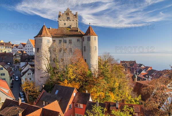 Meersburg Castle above the old town