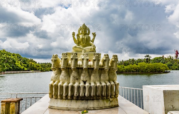 Hindu deity figure at Hindu temple Lord Shiva