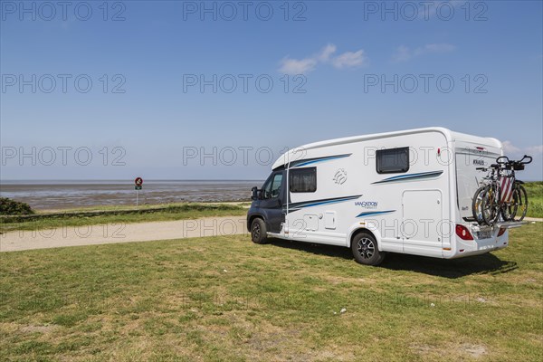 Motorhome at the parking lot