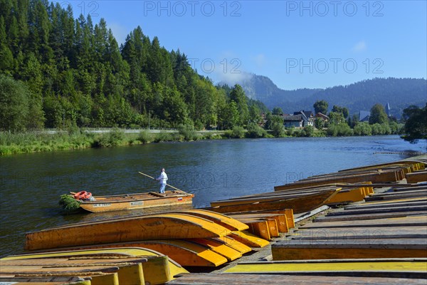 Raft on the Dunajec River